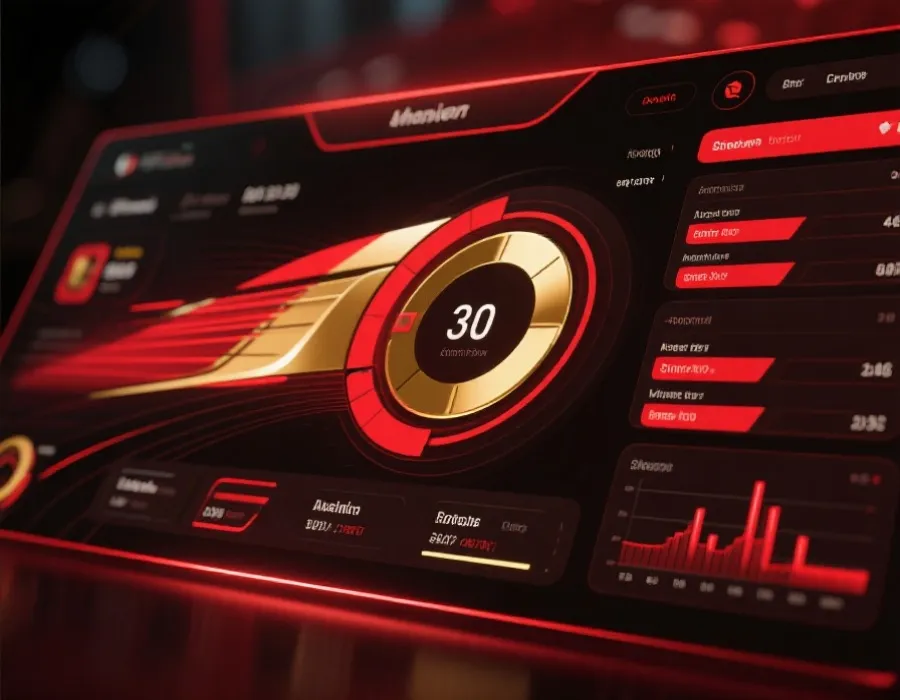 极速赛车首页视觉展示