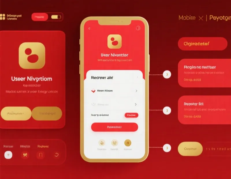 注册流程与页面导航示意